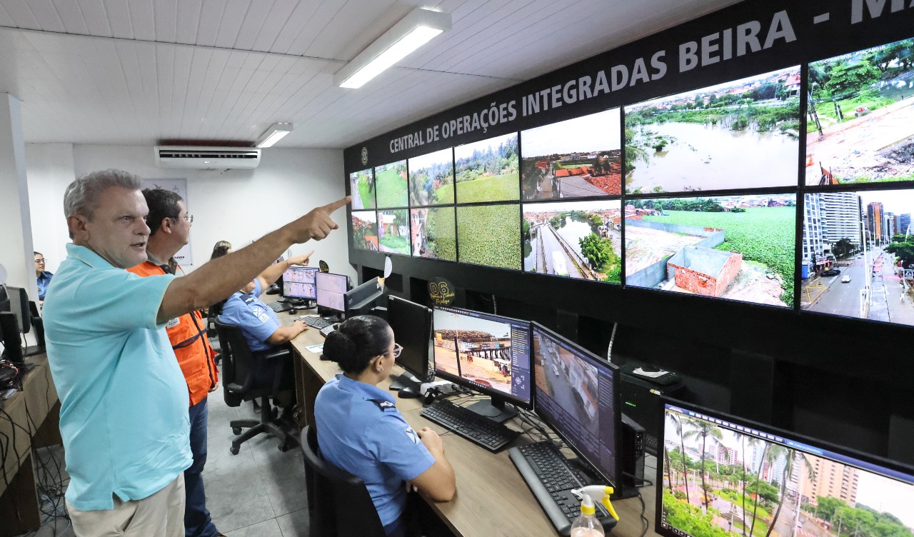 Sarto na central de videomonitoramento